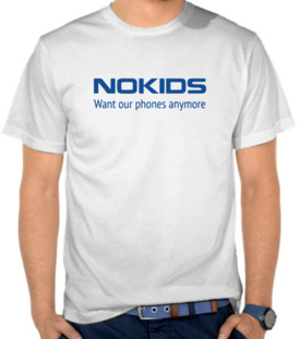 Parodi Logo Nokia - NoKids Want Our Phone Anymore